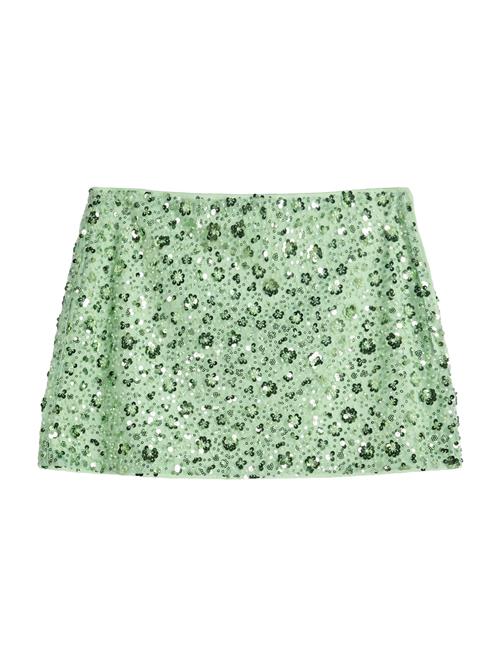 Bershka Nederdel  grøn / lysegrøn