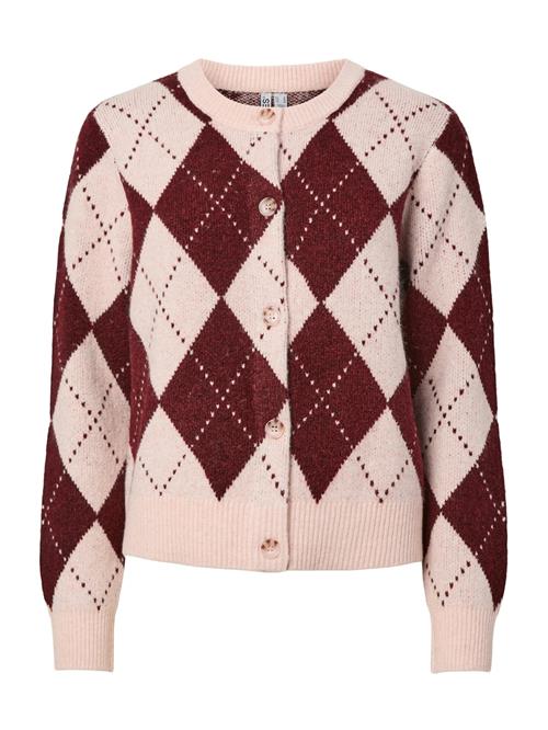 PIECES Cardigan 'PCNysa'  lyserød / carminrød