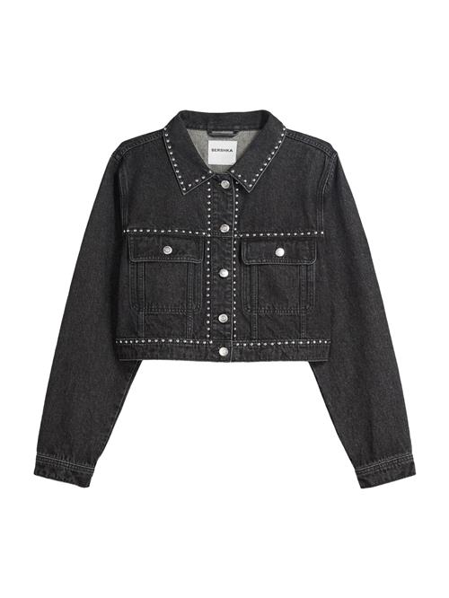 Bershka Overgangsjakke  black denim