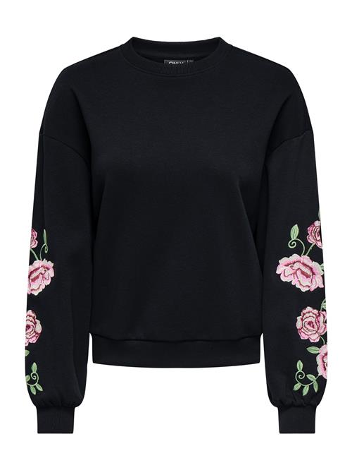 ONLY Sweatshirt 'ONLBROOKLYN'  lysegrøn / lys pink / sort / hvid