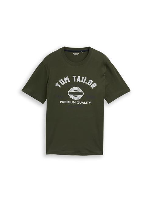 TOM TAILOR Bluser & t-shirts  marin / mørkegrøn / hvid