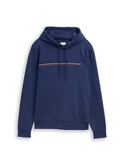 TOM TAILOR Sweatshirt  marin / mørkerød / sort / hvid