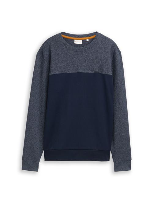 TOM TAILOR Sweatshirt  mørkeblå / blå-meleret
