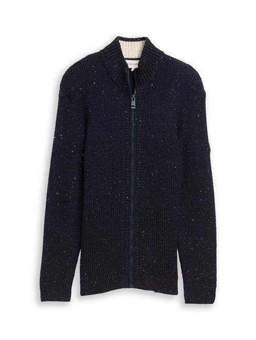 TOM TAILOR Cardigan  navy / hvid