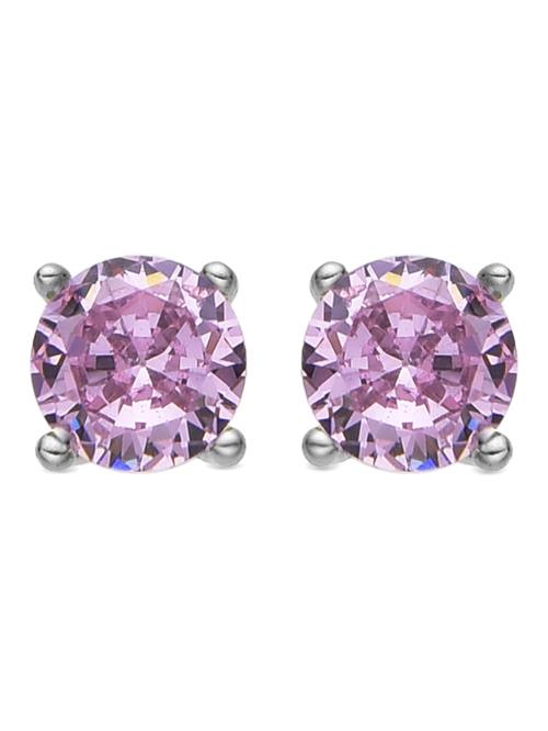 Luxenter Øreringe 'Iona'  lyselilla / sølv