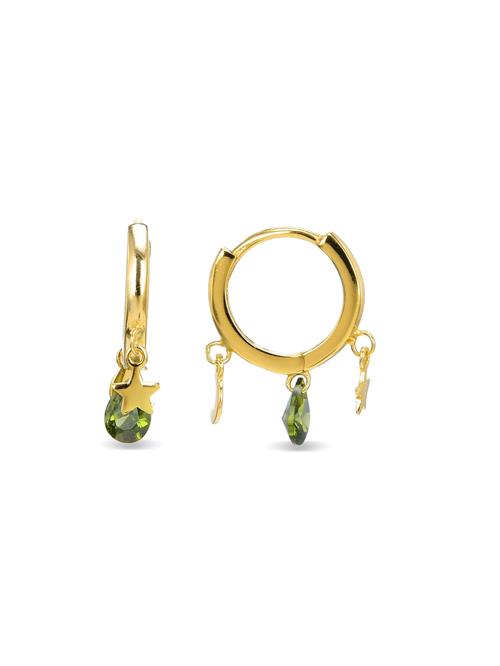 Luxenter Øreringe 'Saon'  pastelgrøn