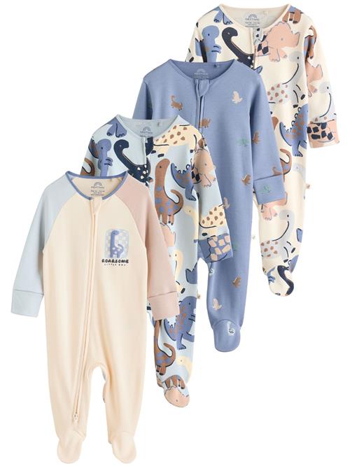 Next Nattøj  mørkebeige / navy / lyseblå / lysegul