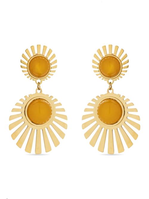 Luxenter Øreringe 'Zuxia'  orange