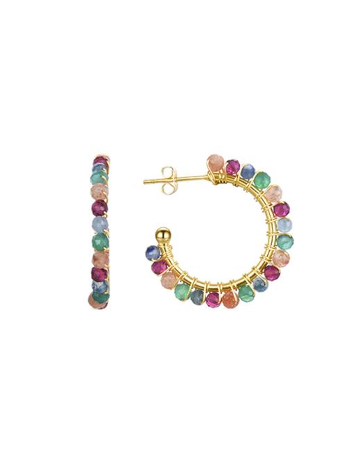 Luxenter Øreringe 'Aiel'  blandingsfarvet