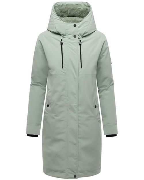 NAVAHOO Vinterfrakke 'Hageltanz 14'  pastelgrøn