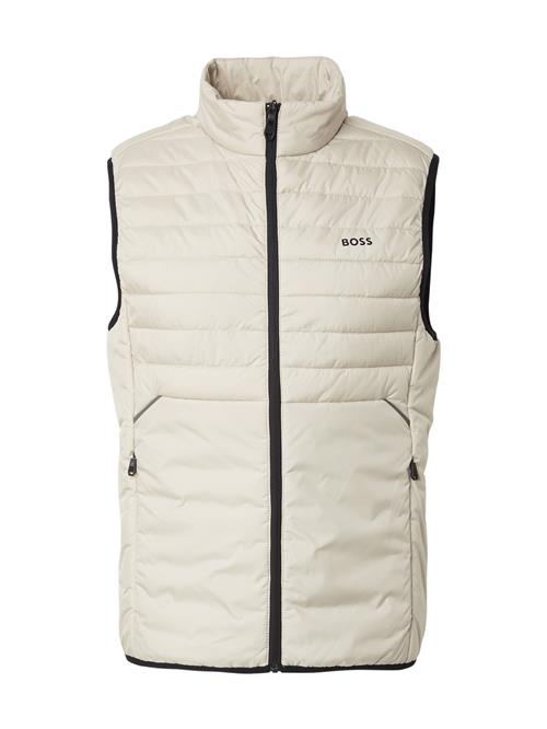 BOSS Vest 'GREEN'  beige / sort