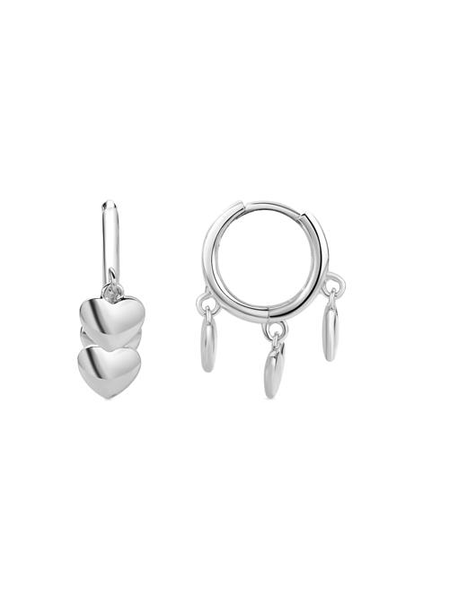 Luxenter Øreringe 'Corazón'  sølv