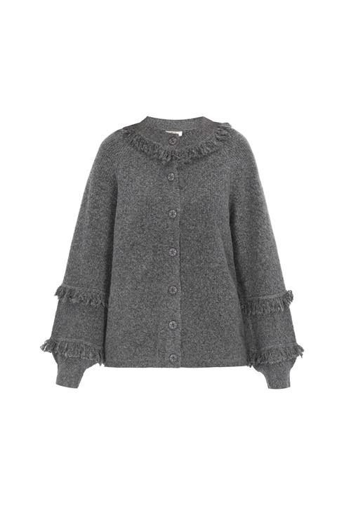 IZIA Cardigan  grå-meleret