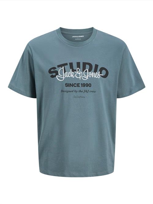 JACK & JONES Bluser & t-shirts 'JJYuki'  dueblå / sort / hvid