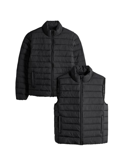 The Set Overgangsjakke  sort