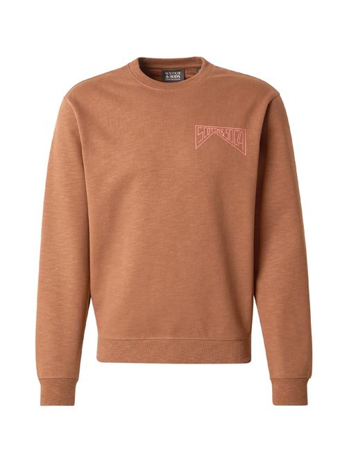 SCOTCH & SODA Sweatshirt  cognac / laks
