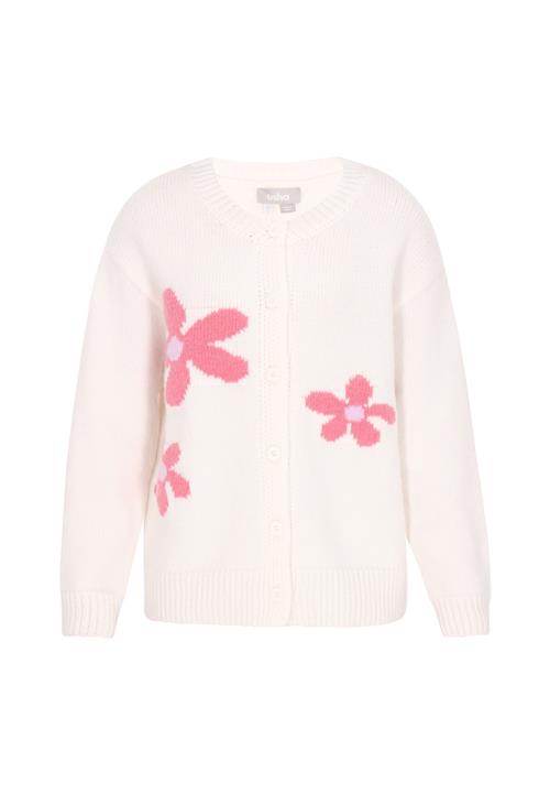 Usha Cardigan  pink / offwhite
