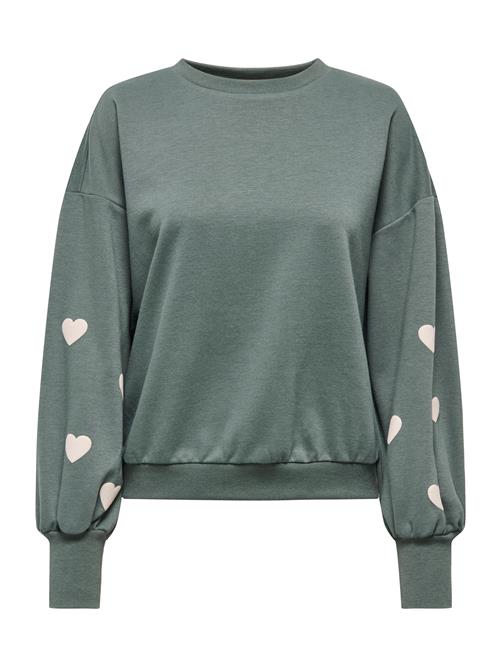 ONLY Sweatshirt 'ONLBROOKE'  creme / jade