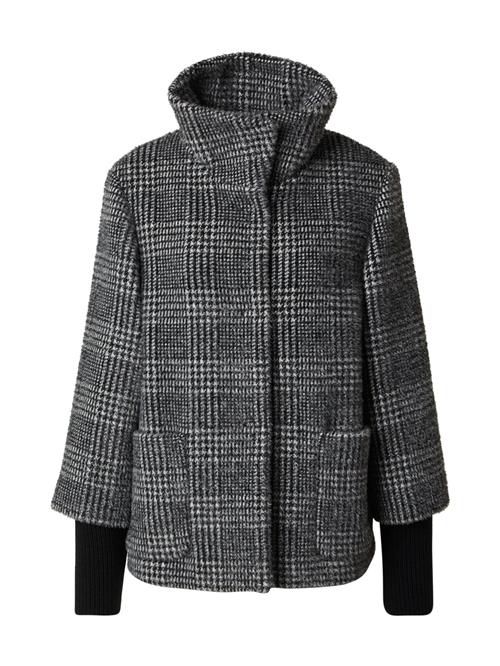 s.Oliver BLACK LABEL Overgangsjakke  grå / sort / offwhite