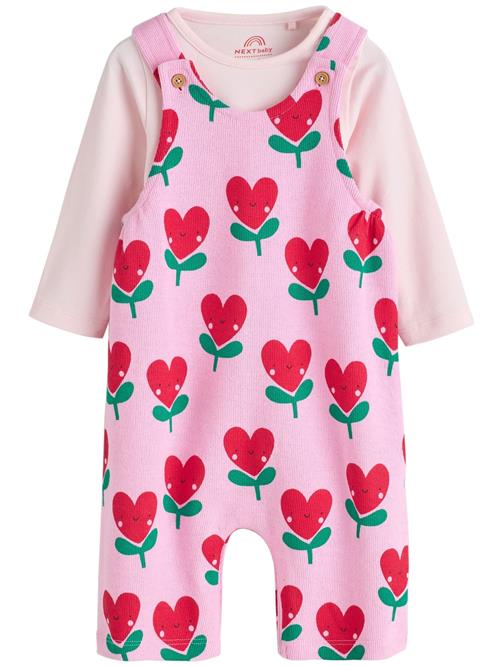 Next Sæt  grøn / rosé / lys pink / grenadine