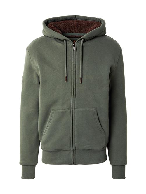 Superdry & Co Sweatjakke  mørkegrøn