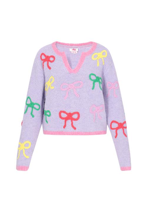 MYMO Pullover  gul / lilla / lyserød / rød