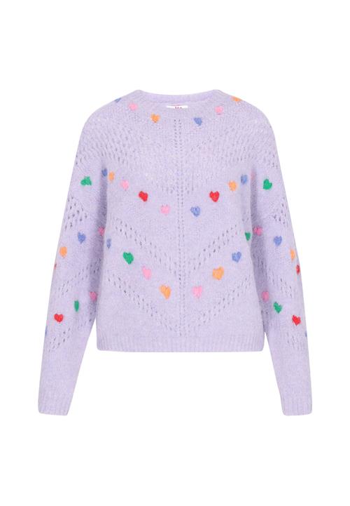 MYMO Pullover  lilla / orange / lyserød / rød