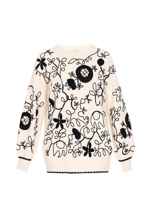 usha FESTIVAL Pullover  sort / offwhite