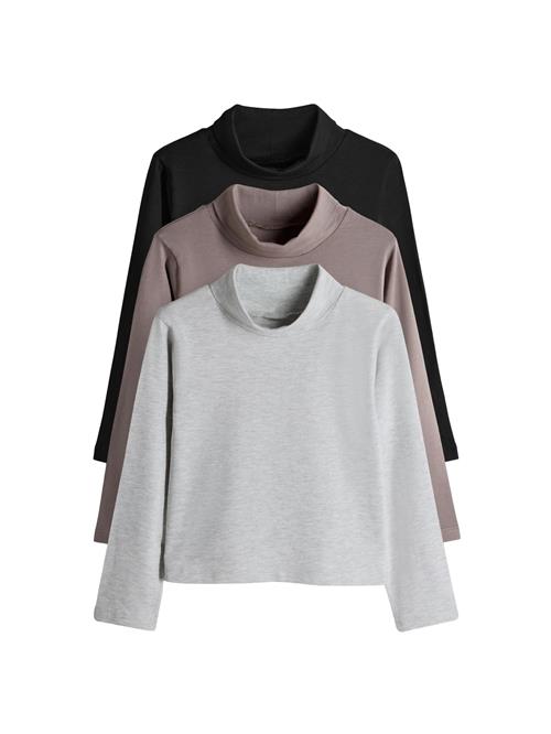 The Set Bluser & t-shirts  mudderfarvet / lysegrå / sort