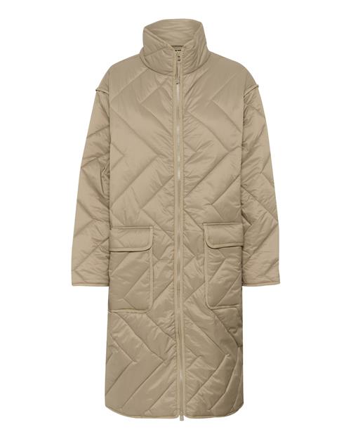 SAINT TROPEZ Overgangsfrakke 'Lucinda'  cappuccino