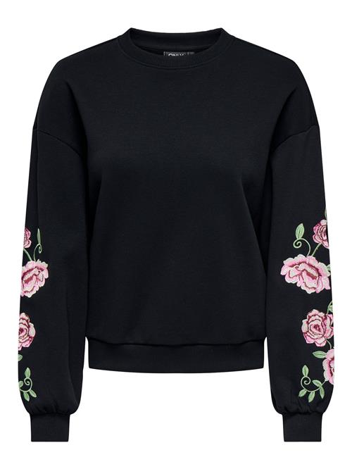 ONLY Sweatshirt 'ONLBrooklyn'  grøn / lyserød / sort