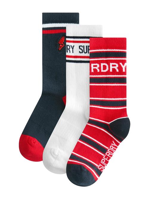Superdry & Co Sokker  mørkeblå / knaldrød / hvid