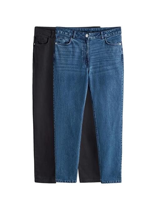 The Set Jeans  blue denim / black denim