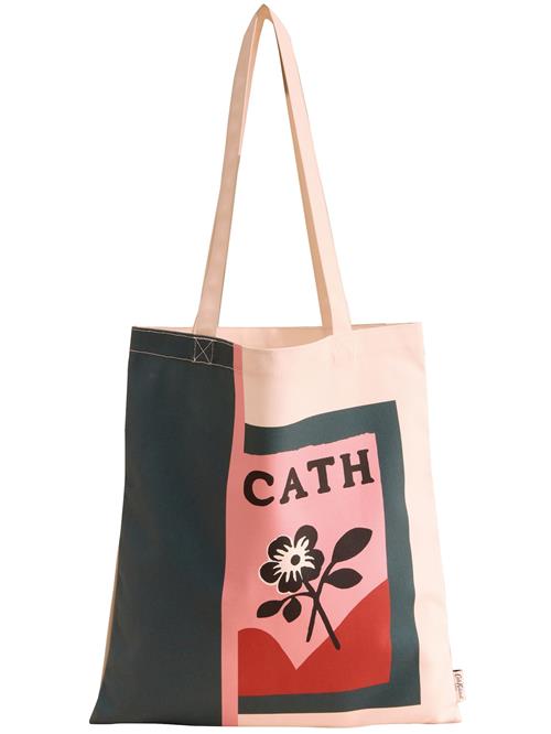 Cath Kidston Shopper  mørkegrøn / pudder / lys pink / brandrød