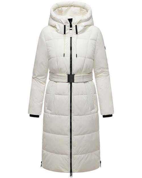 NAVAHOO Vinterfrakke 'Herbstnebel 14'  hvid