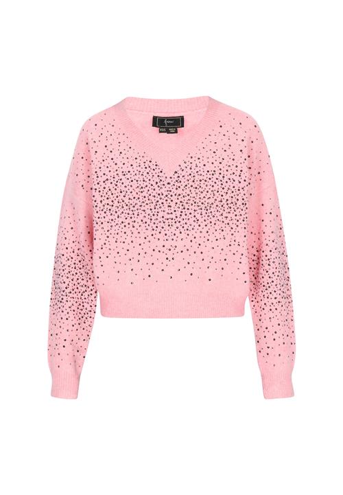 faina Pullover  rosé / sort