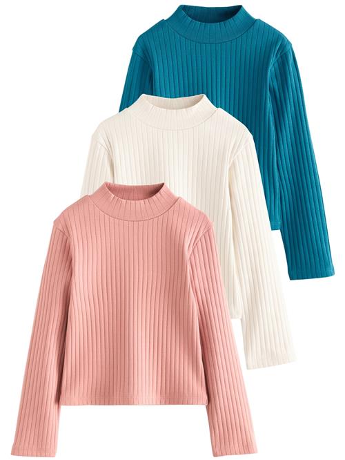 Next Bluser & t-shirts  petroleum / gammelrosa / uldhvid