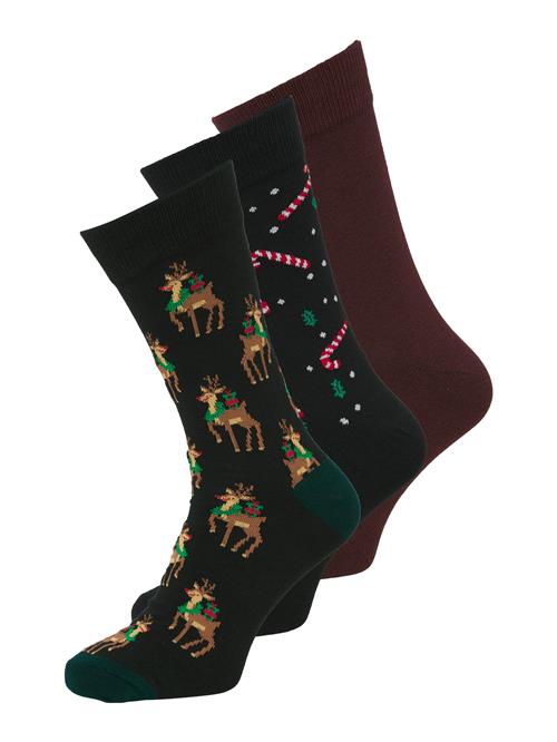 JACK & JONES Sokker 'JACCANDY'  brun / pueblo / sort