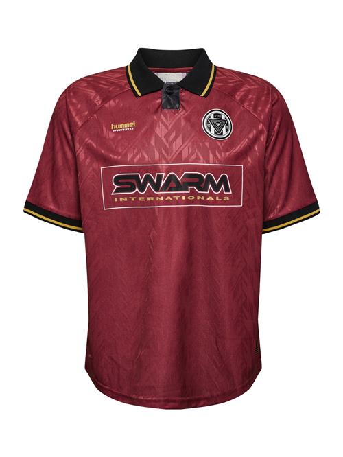 Hummel Fodboldtrøje 'Bay'  gul / burgunder / sort / hvid