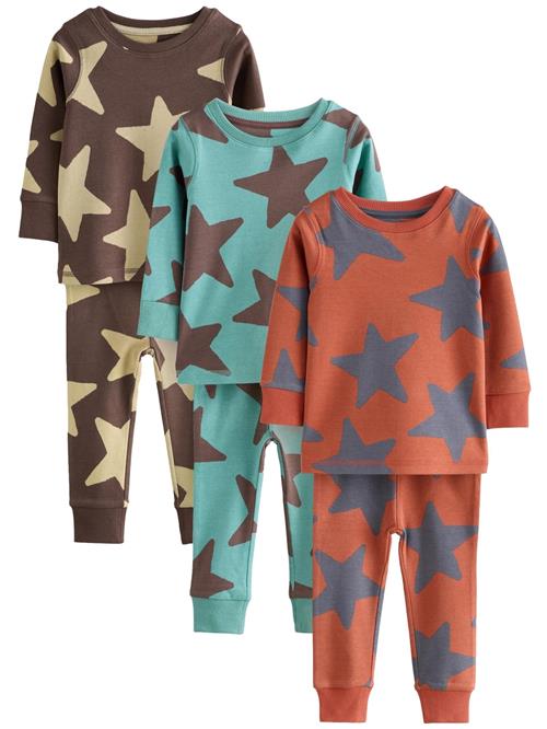 Next Nattøj  safir / azur / brun / rustbrun