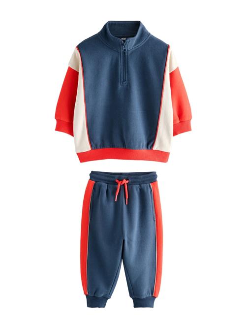 Next Joggingdragt  navy / rød / hvid