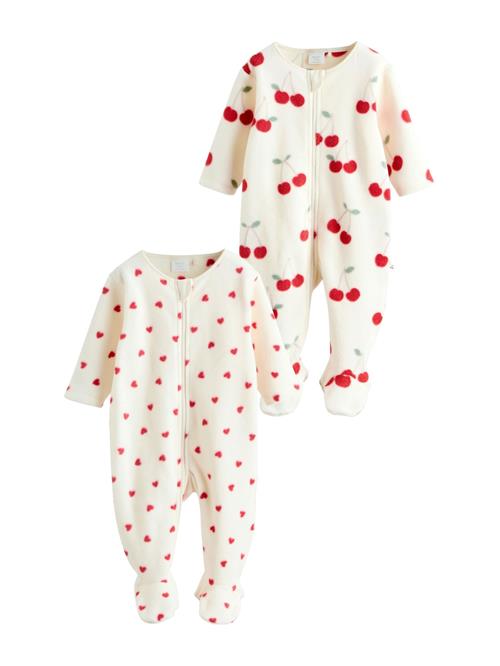 Next Nattøj  smaragd / lilla / rød / uldhvid