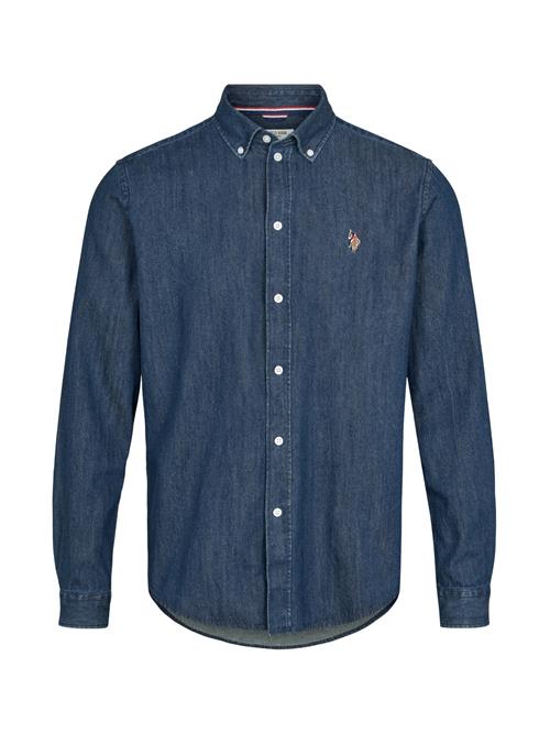U.S. POLO ASSN. Skjorte 'Craig'  blå