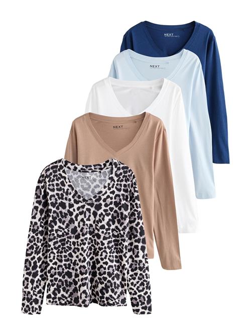 Next Shirts  royalblå / lyseblå / lysebrun / hvid