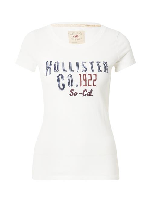 HOLLISTER Shirts  blå / carminrød / hvid