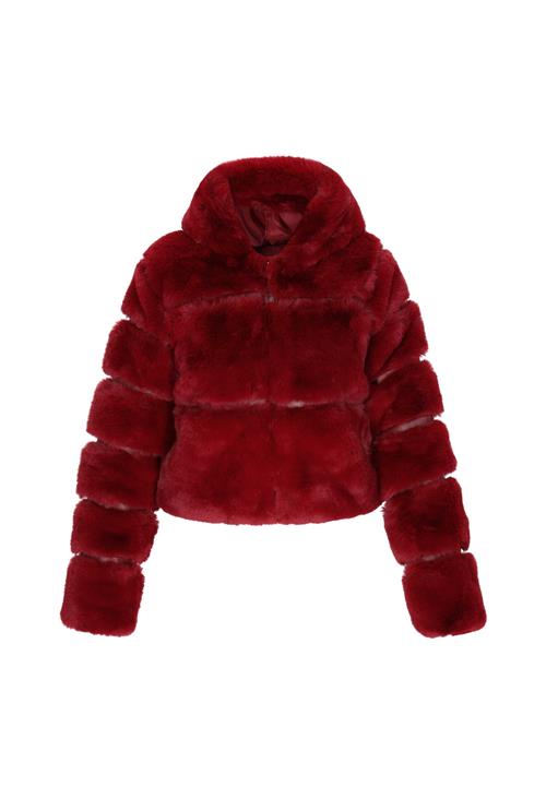 faina Vinterjakke  mørkerød