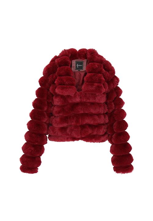 faina Overgangsjakke  mørkerød