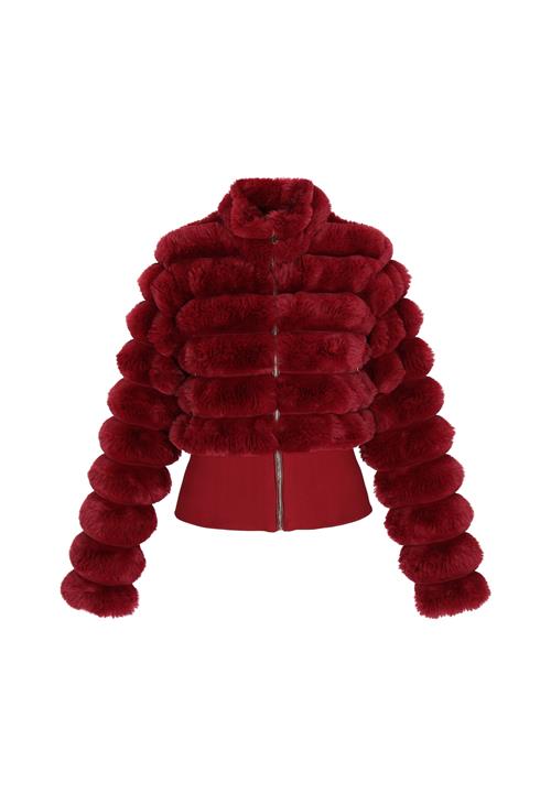 faina Overgangsjakke  mørkerød