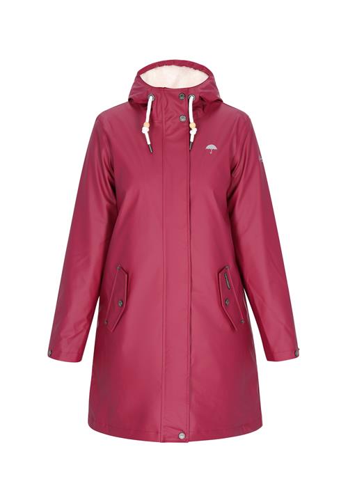 Schmuddelwedda Overgangsfrakke  mørkerød