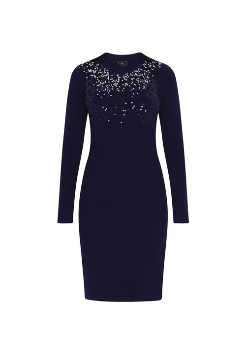 faina Strikkjole  navy